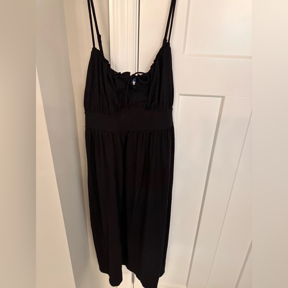 Old Navy Black Ruffled Dress